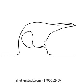 emperador de dibujo continuo de una línea