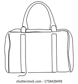 4,376 Line drawing handbag Images, Stock Photos & Vectors | Shutterstock