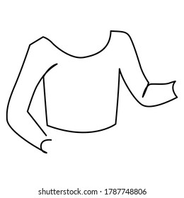 one line continuous drawing long sleeve t shirt
