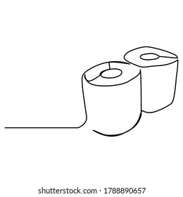 Cartoon Drawing Paper Towel Stock Vector (Royalty Free) 1465964540
