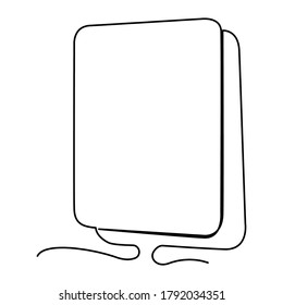 one line continuous drawing two cards