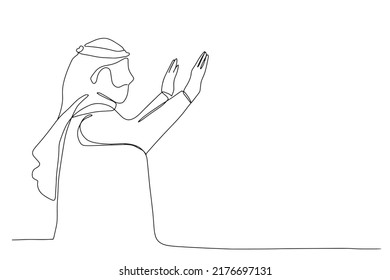 one line continuous line Ramadan Kareem and Eid Mubarak greeting cards vector illustration religion