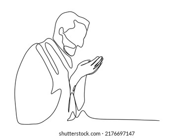 559 Prayer Islam One Line Stock Vectors, Images & Vector Art | Shutterstock