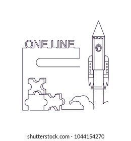One line design