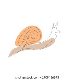 One line drawing art. Freehand black and white outline. Vector illustration