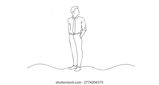 One line drawing business