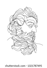 Realistic Drawings Zeus - Realistic Zeus Face Drawing : As always, this ...