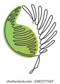 One line eco world. Single one line drawing of hands hold round earth. Globe icon silhouette for world protect concept. Climate concept art. Design vector graphic illustration