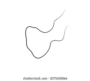 one line face art minimal woman face, linear sketch woman face, One line face Female, portrait black white artwork outline vector hand drawn illustration 2