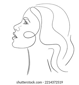 261 Man And Woman Face Silhouette Drawing For Spa Images, Stock Photos ...