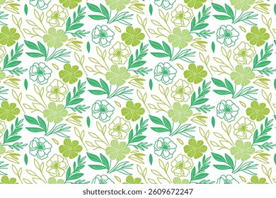 one line floral art featuring cotton blooms and botanical sketches for stylish textile applications and packaging prints

