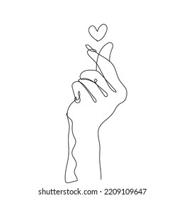 One Line hands vector drawing, hands icon, hands logo illustration, Vector illustration.