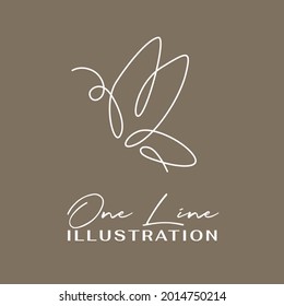 One Line Icon. Hand drawn minimalism style vector illustration.