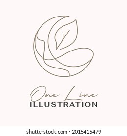Icono de una línea. Ilustración vectorial de estilo minimalismo dibujado a mano.