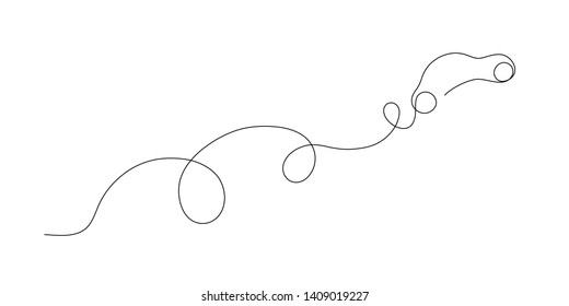 One line сar rides, travelling by car template design concept. Hand drawn minimalism style vector illustration