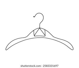 One Line Road Sign Drawing – Traffic Symbol Illustration
