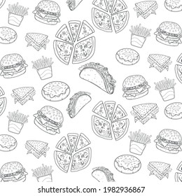 one line set foods pattern