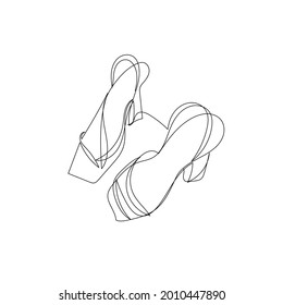 one line shoes. Fashion icon. 