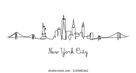 new york city skyline clip art