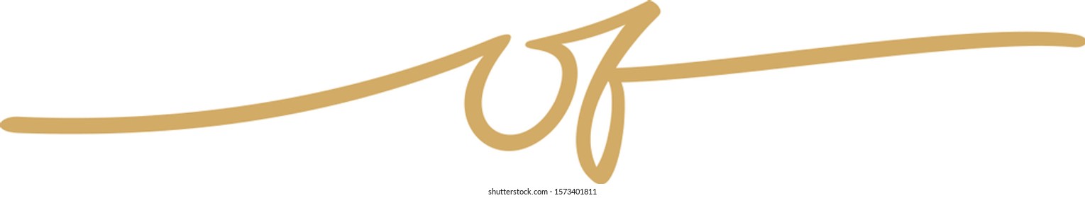 OF ONE LINE VECTOR GOLD SIMPLE ELEGANT