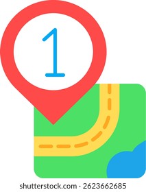 One Line vector Icon Design