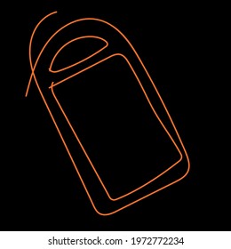 One line vector image of a cutting board. Modern design of kitchen wallpapers, menus, cafes, posters.