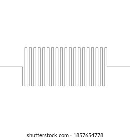 One Lines Design . Vector Background.Abstract Geometrical illustration.