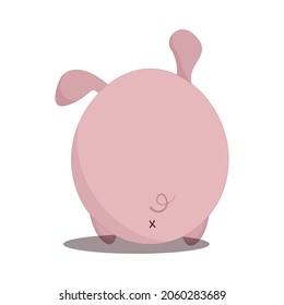 one little pink pig got offended and turned away
