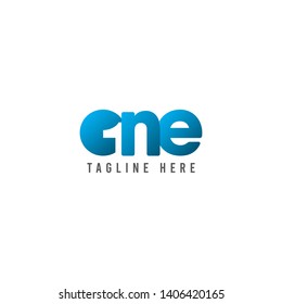 one logo concept design illustration. Vector template for identity company.  vector template. Design for banner, greeting cards or print.