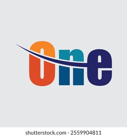 one logo design and number one logo design graphic illustration