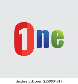 one logo design and number one logo design graphic illustration