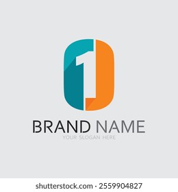 one logo design and number one logo design graphic illustration