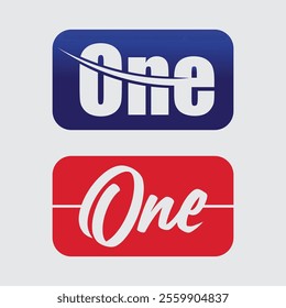 one logo design and number one logo design graphic illustration