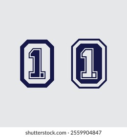 one logo design and number one logo design graphic illustration