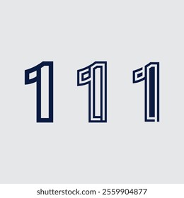 one logo design and number one logo design graphic illustration