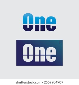 one logo design and number one logo design graphic illustration