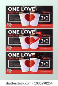 One Love Coffee Flyers Templates.