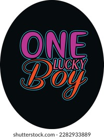 one lucky boy st Patrick's day