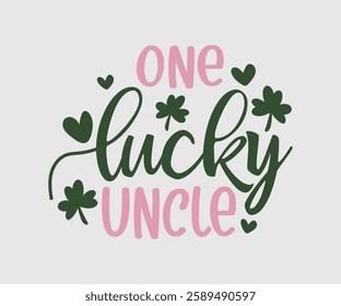 One Lucky Family, T shirt, Happy St Patrick Day Design, Patrick's Day Saying, Shamrock Eps, Pinches Eps, Irish Eps, Funny St Patrick's, Instant Download