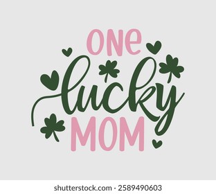 One Lucky Family, T shirt, Happy St Patrick Day Design, Patrick's Day Saying, Shamrock Eps, Pinches Eps, Irish Eps, Funny St Patrick's, Instant Download