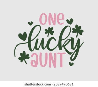 One Lucky Family, T shirt, Happy St Patrick Day Design, Patrick's Day Saying, Shamrock Eps, Pinches Eps, Irish Eps, Funny St Patrick's, Instant Download