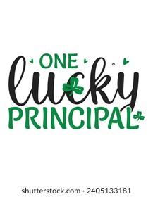One lucky principal St Patrick's day