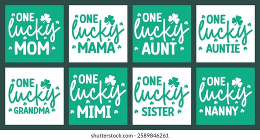One lucky t shirt for family