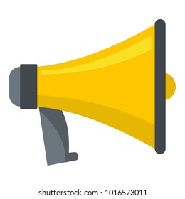 One Megaphone Icon. Cartoon Illustration Of One Megaphone Vector Icon For Web