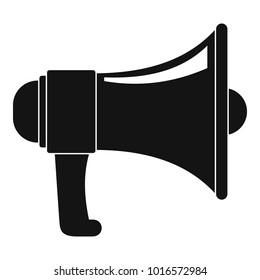 One megaphone icon. Simple illustration of one megaphone vector icon for web