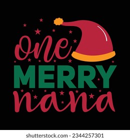 One Merry nana, , Vector file