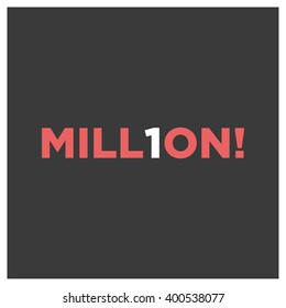 One Million Vector Text Concept Art