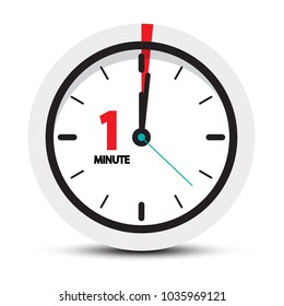 One Minute Clock Icon