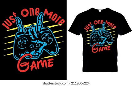 Un juego más - Video Game T-shirt Design - Video Game Lover - Gaming T-shirt - Gift fir Gamers