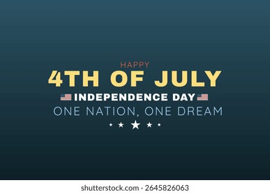 One Nation One Dream USA Holiday Poster